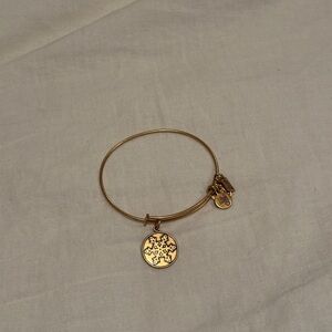Alex and Ani Gold Snowflake Bracelet